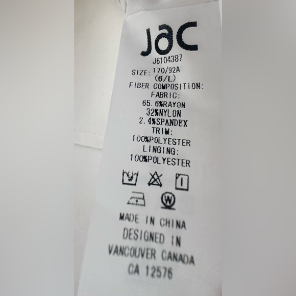 Jacqueline Conor JAC unique back dress L - Picture 3 of 4